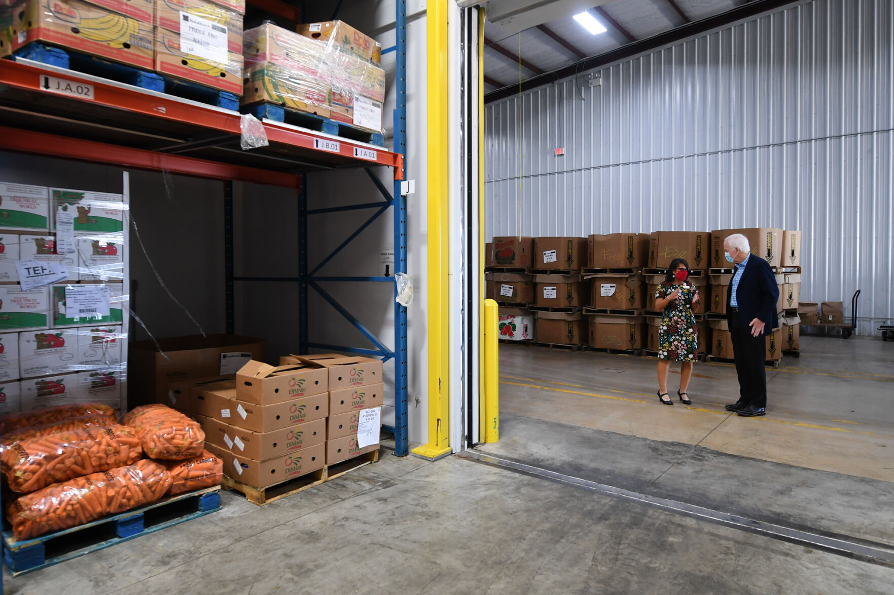 Sen. John Cornyn at BV Food Bank